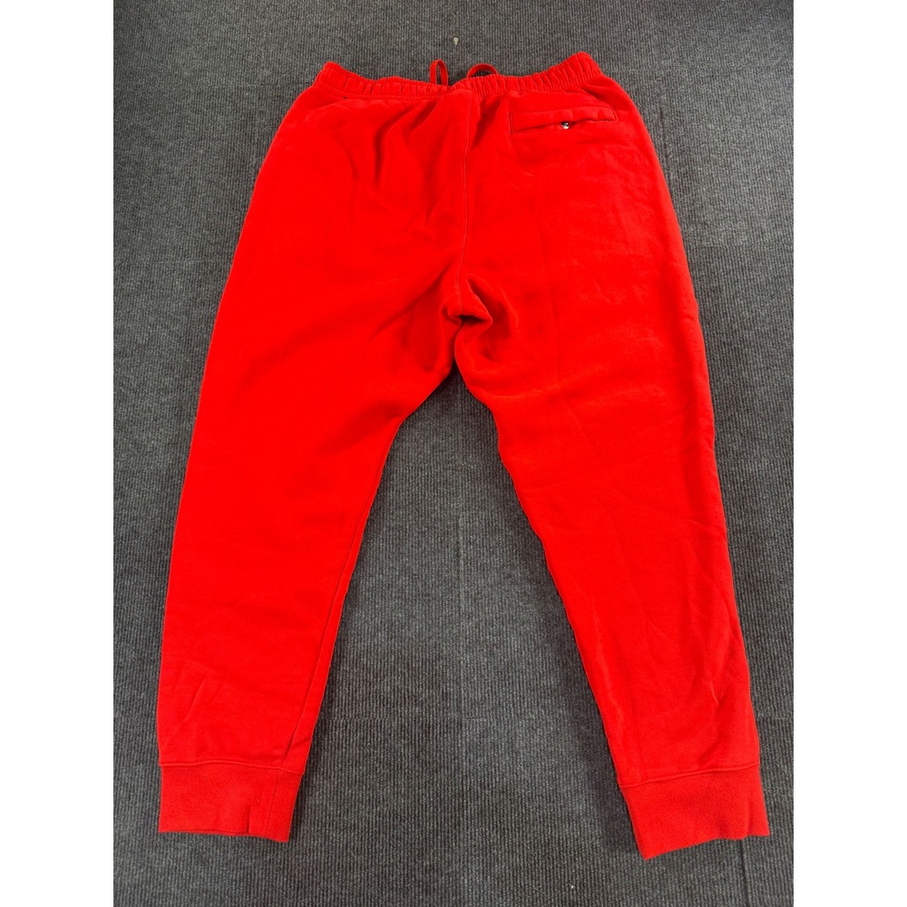 Nike Sportswear Club Fleece Joggers Mens XL Red Sweatpants BV2671-657 - Picture 5 of 5